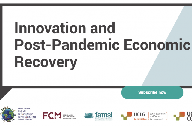 Cover image of the Innovation and Post-Pandemic Recovery Training